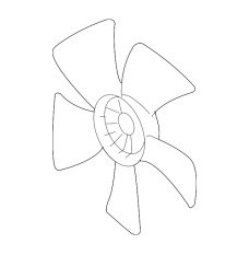 Крильчатка вентилятора охолодження (19020-RL8-A01)