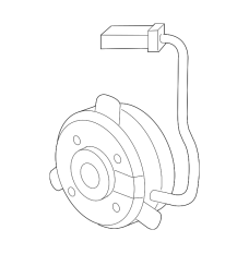 Двигун вентилятора охолодження двигуна (19030-5PA-A01)