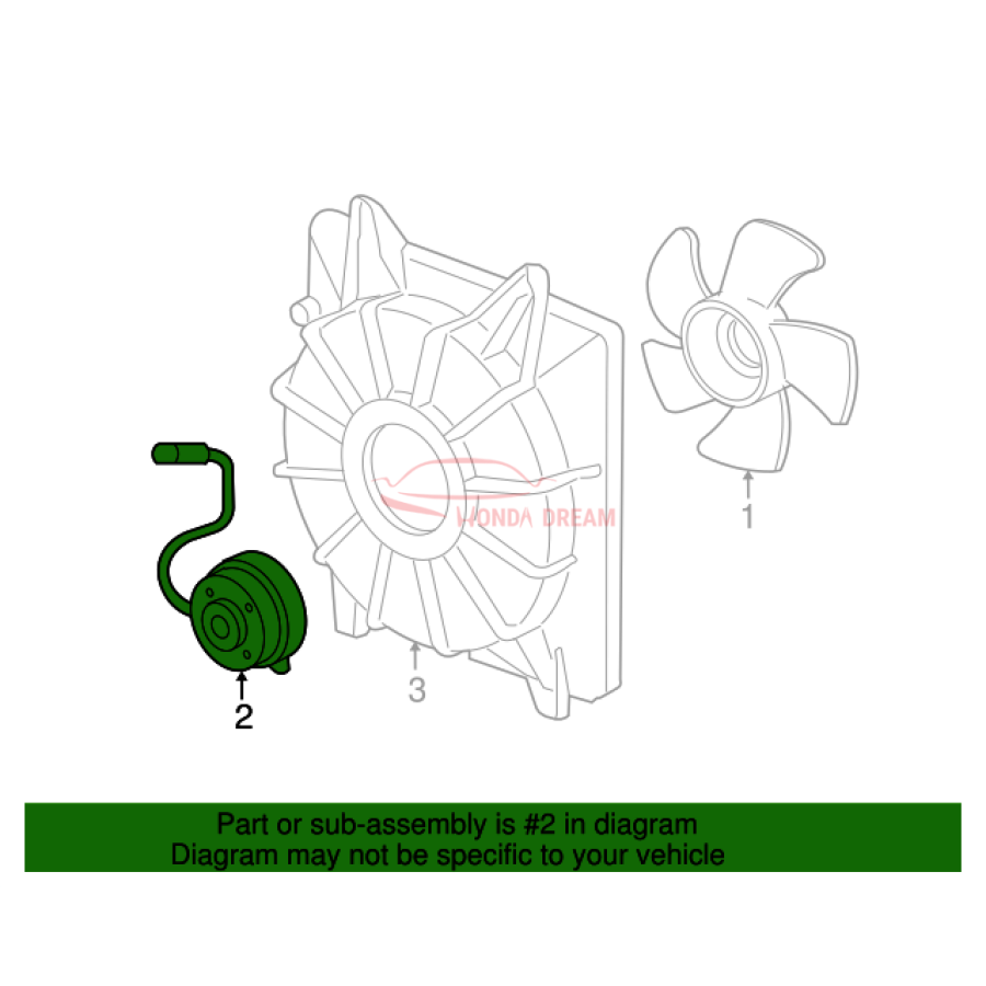 MOTOR,COOLING FAN (19030-R1A-A03) - 3