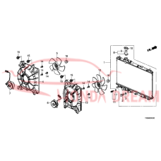 MOTOR,COOLING FAN (19030-RSJ-E01) - 3