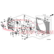 MOTOR,COOLING FAN (19030-RYE-A11) - 3