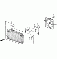 Пробка заливної горловини радіатора (19045-692-003)