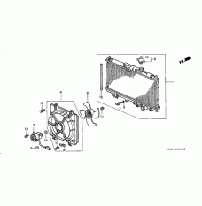 Пробка заливної горловини радіатора (19045-PCA-004)