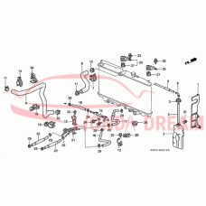 HOSE,RESERVE TANK (19103-P5M-000) - 3