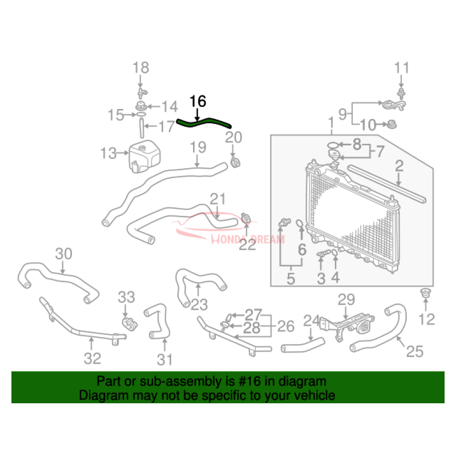 TUBE,RESERVE TANK (19104-PCX-000) - 2