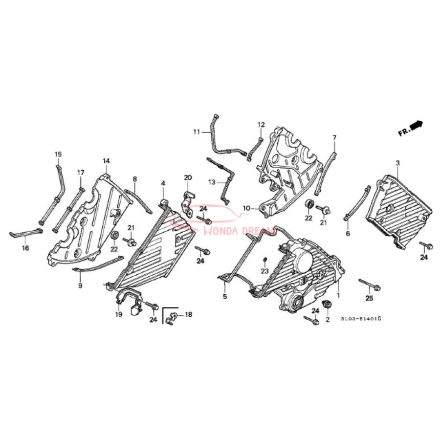 SET,WATER PUMP AS (19200-PR7-305) - 3