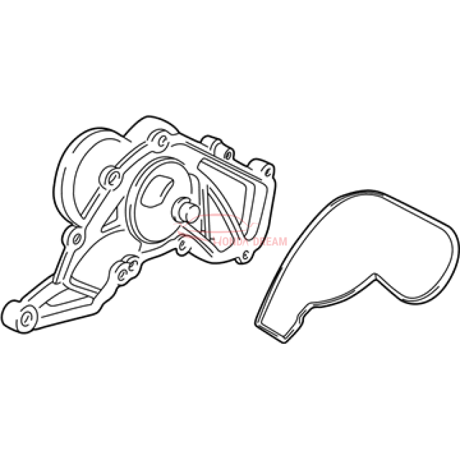 PUMP ASSY.,WATER (19200-PR7-A03) - 2