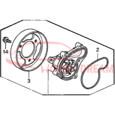 PUMP ASSY,WATER (19200-PZA-013) - 3