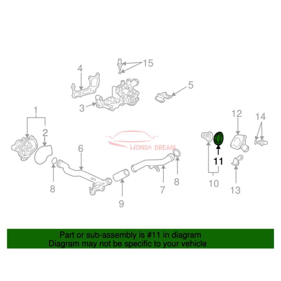 RUB,THERMO MTG (19305-PLC-A00) - 3