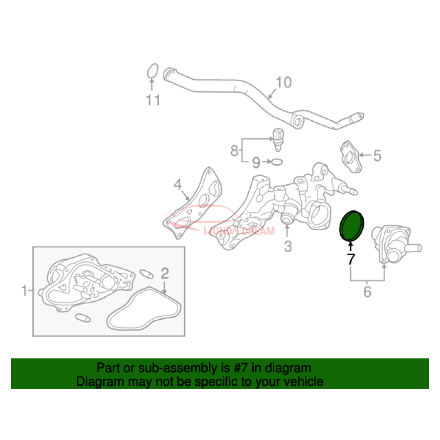 SEAL,THERMO COVER (19305-PNA-003) - 3