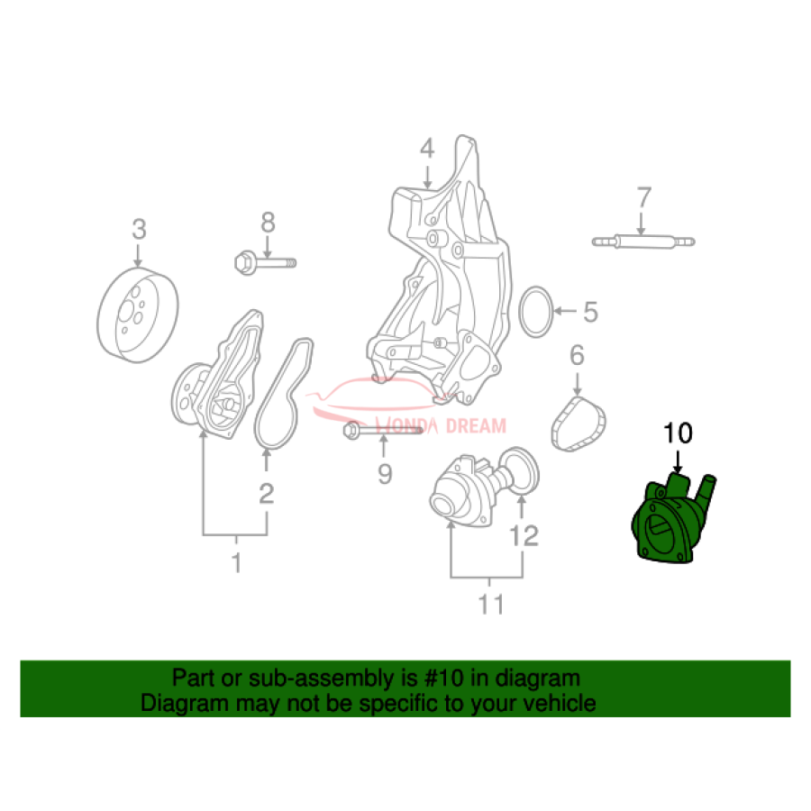 CASE COMP,THERMO (19320-R40-A01) - 2