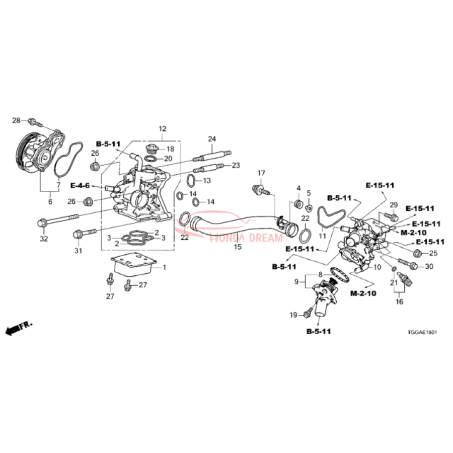 Case, Thermostat (19321-5BF-G00) - 3