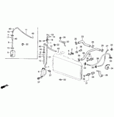 HOSE,WATER UPPER (19501-PE0-010)