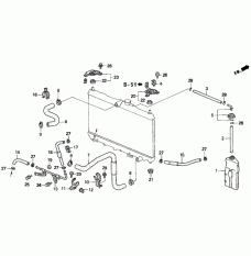 HOSE,WATER LWR (19502-P13-A00)