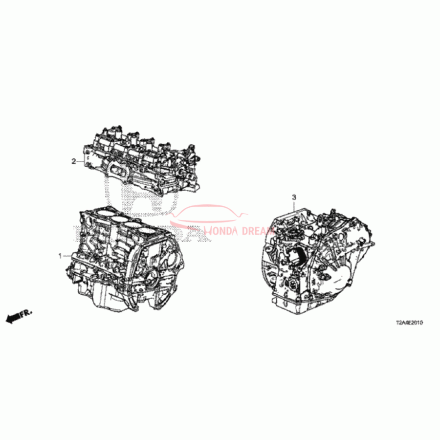 Transmission assembly (20011-5C8-B50) - 1