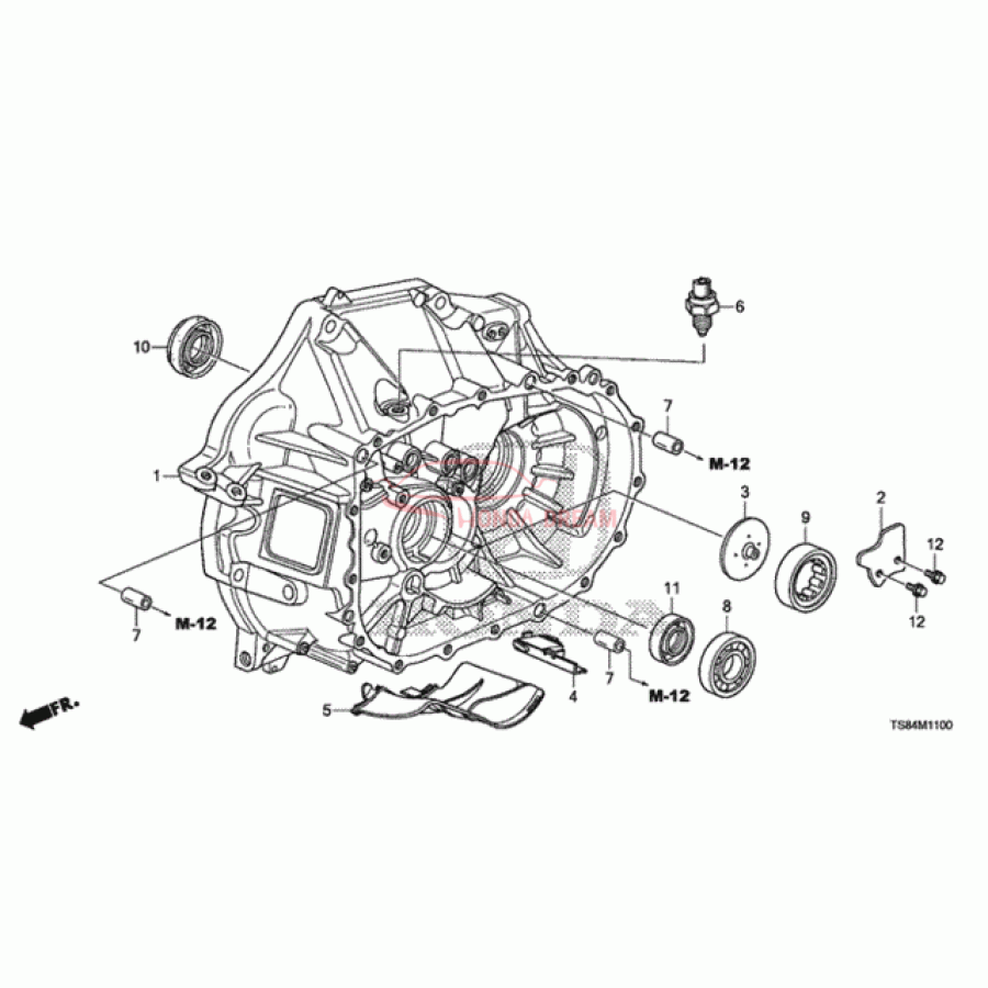 Clutch case (21000-RAP-010) - 1