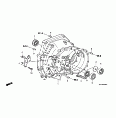 Clutch case (21000-RPF-305)