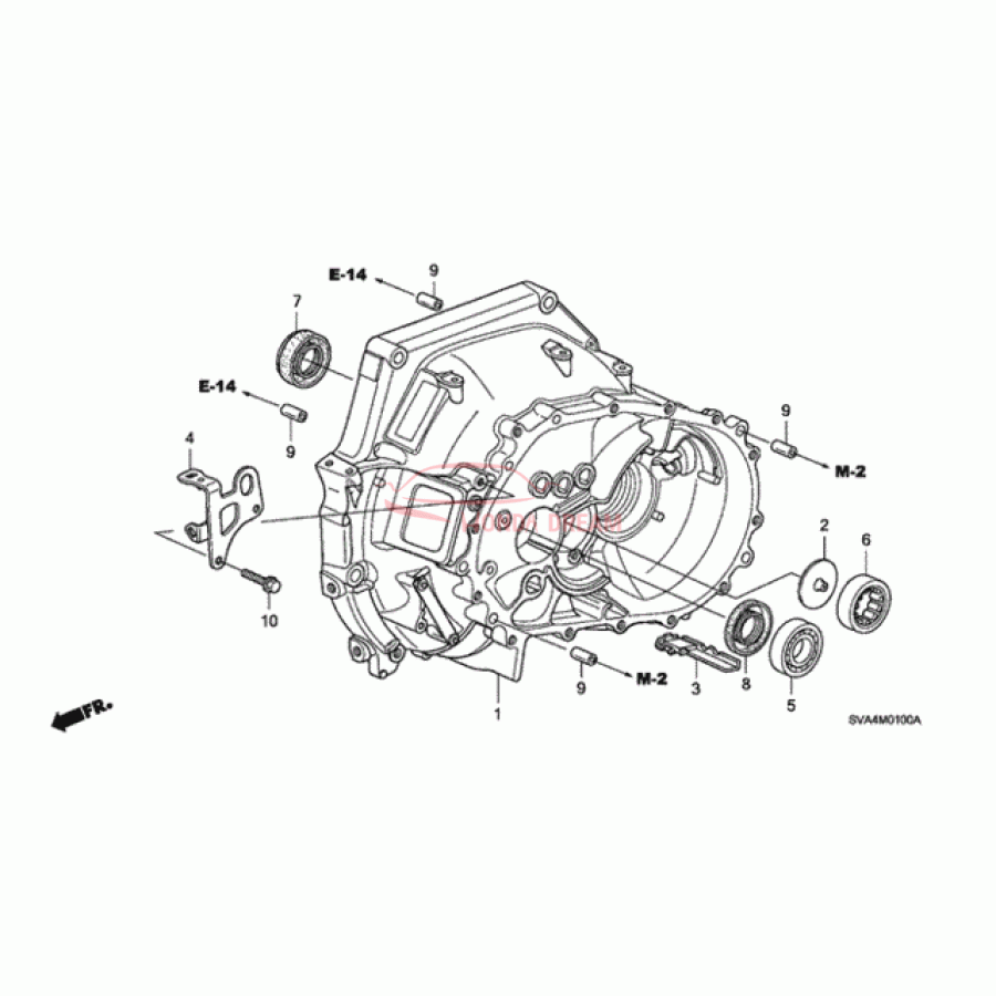 Clutch case (21000-RPF-305) - 1