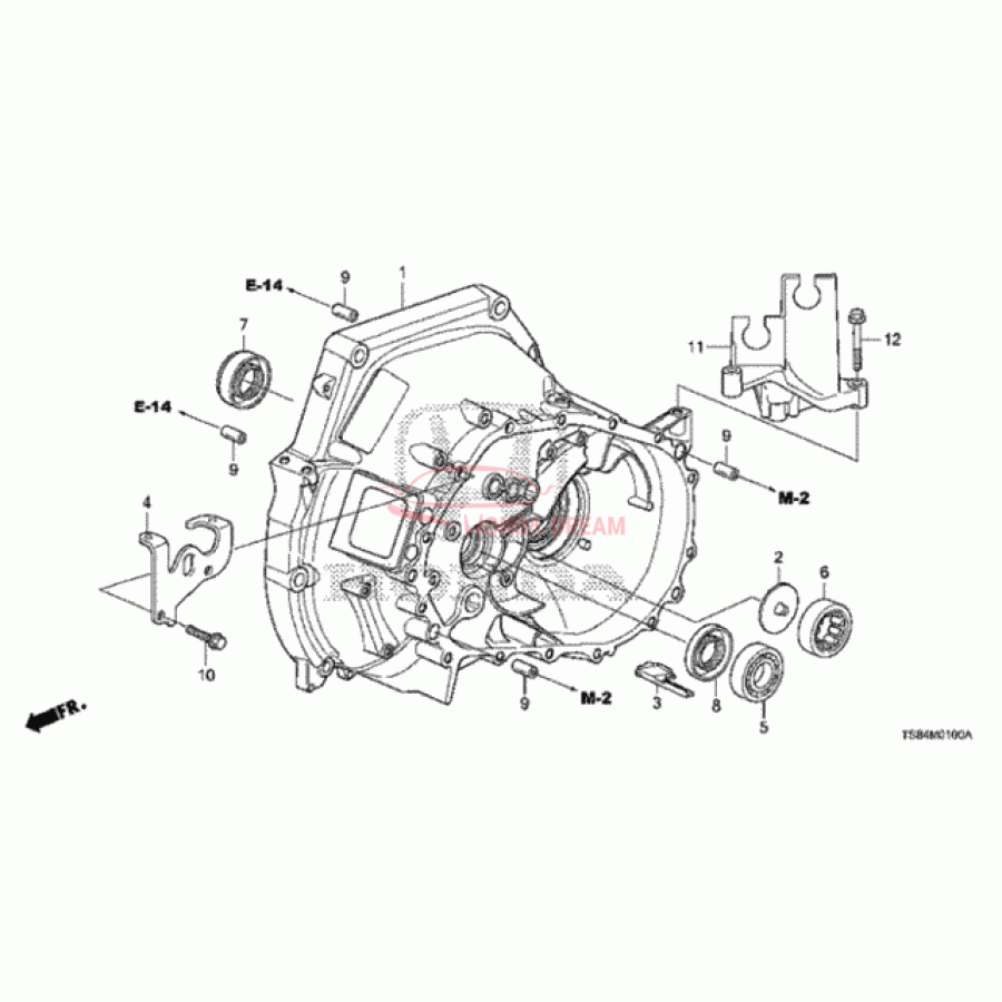 Clutch case (21000-RY2-000) - 1