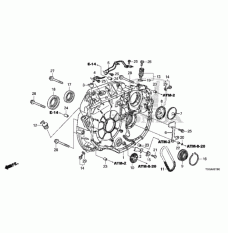 Картер гідротрансформатора (21110-5CG-000)