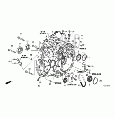 Case Torque Converter (21110-5LJ-010)