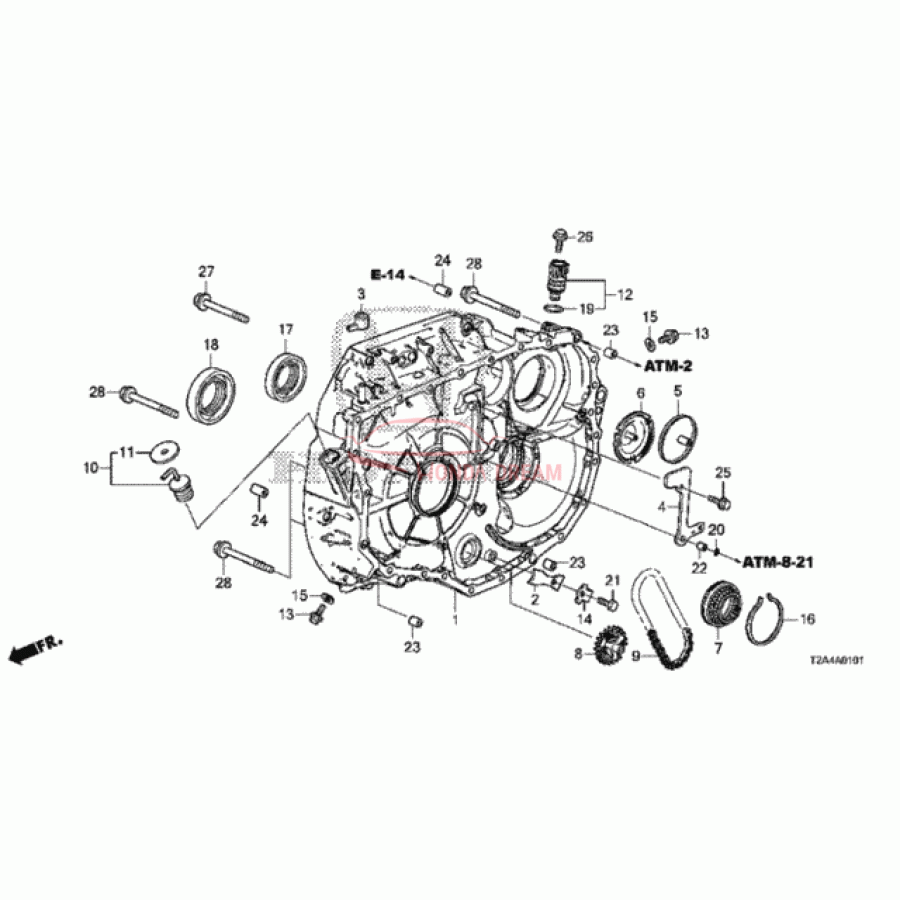 Case Torque Converter (21110-5LK-000) - 1