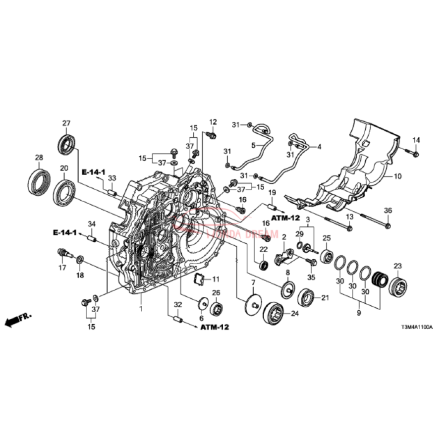 Case Torque Converter (21110-RV2-010) - 1