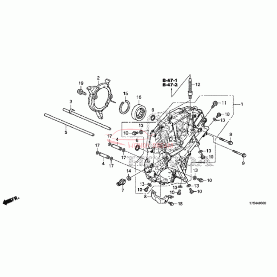 COVER ASSY,L SIDE (21230-52F-000) - 1