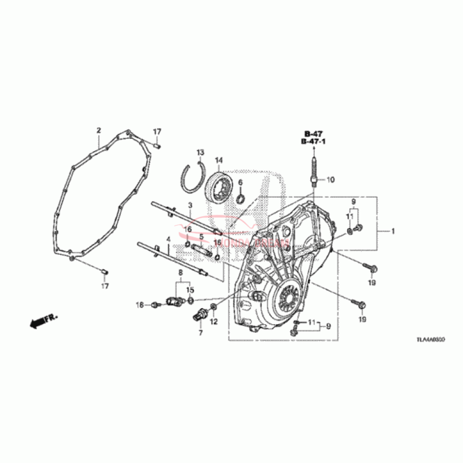 COVER ASSY,L SIDE (21230-5LJ-000) - 1