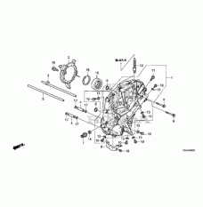 COVER ASSY,L SIDE (21230-5T0-010)