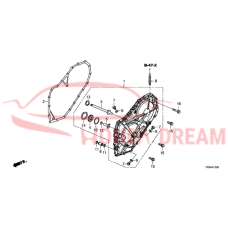 Gasket, transmission side cover (21812-50P-003) - 3