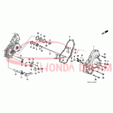 Gasket, transmission side cover (21812-P24-J01) - 4