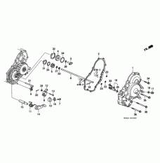 Прокладка бокової кришка трансмісії (21812-P24-J01)