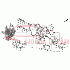 Прокладка бокової кришка трансмісії (21812-PCJ-000) - 3