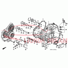 Gasket, transmission side cover (21812-PGH-020) - 3