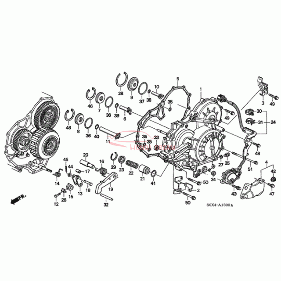 Gasket, transmission side cover (21812-PGH-020) - 1