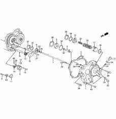 Gasket, transmission side cover (21812-PL4-S01)