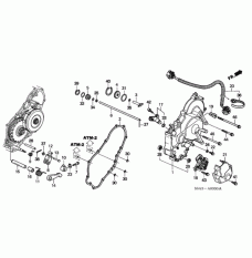 Gasket, transmission side cover (21812-PLX-000)