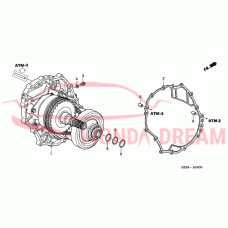 Gasket, transmission side cover (21812-PZC-000) - 3