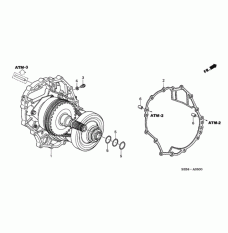 Gasket, transmission side cover (21812-PZC-000)