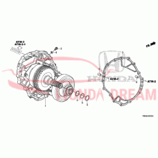 Gasket, transmission side cover (21812-RBL-000) - 3