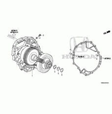 Gasket, transmission side cover (21812-RBL-000)