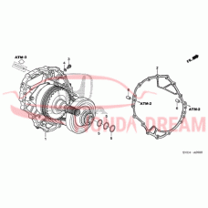 Gasket, transmission side cover (21812-RPS-000) - 3