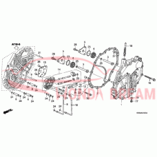 Gasket, transmission side cover (21813-PZC-000) - 3