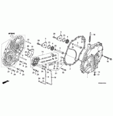 Gasket, transmission side cover (21813-PZC-000)