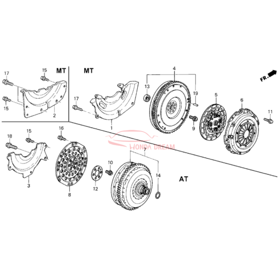 FLYWHEEL COMP (22100-P2Y-005) - 2