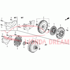 SET,FLYWHEEL (22100-P72-305) - 4