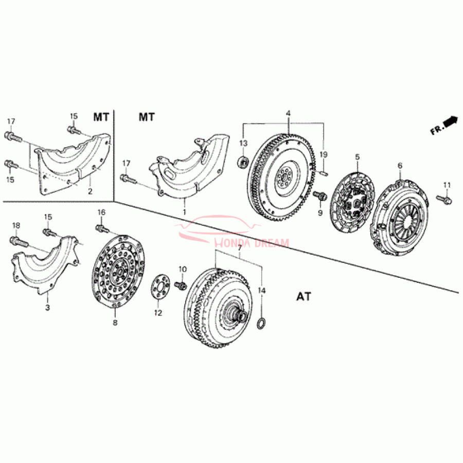 SET,FLYWHEEL (22100-P72-305) - 1