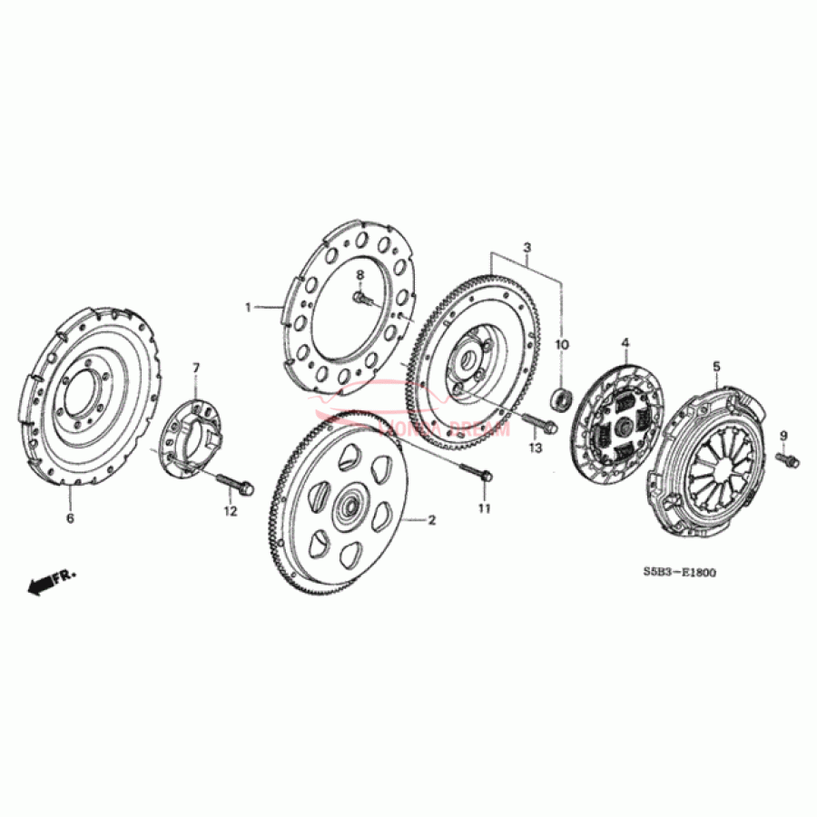 FLYWHEEL COMP (22100-PZA-005) - 1