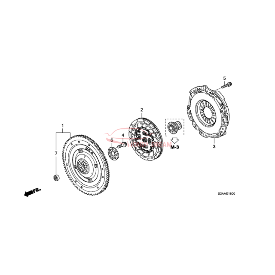 FLYWHEEL COMP (22100-PZX-005) - 2